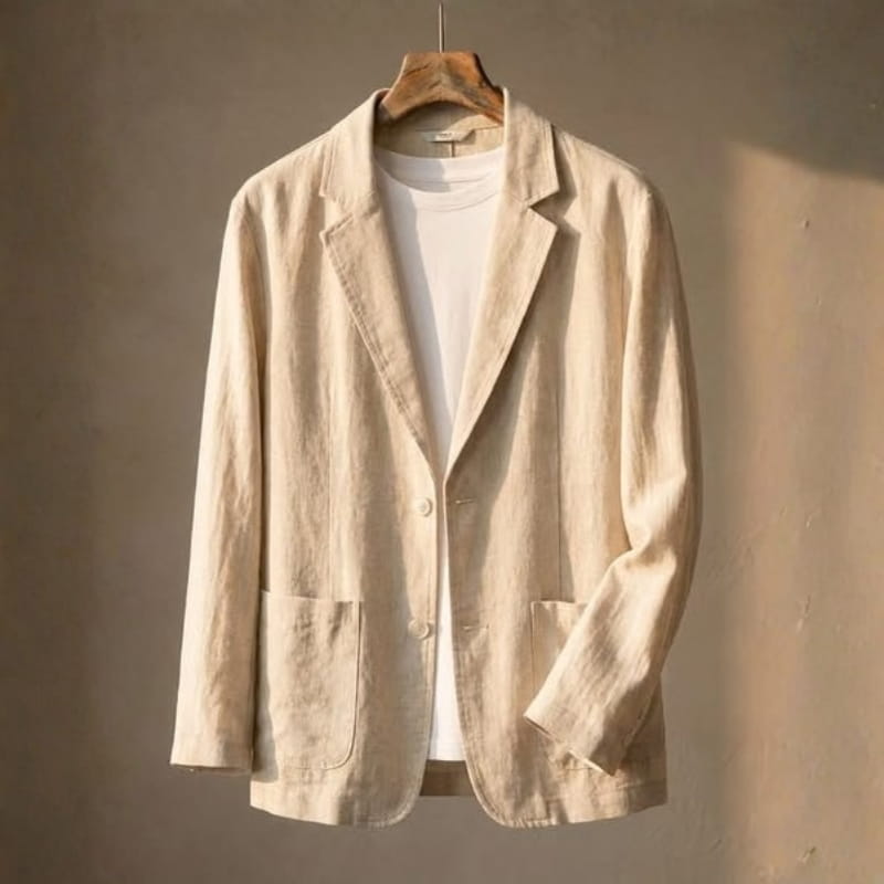 Lorenzo Amalfi Linen Blazer – Lightweight Breathable Summer Blazer