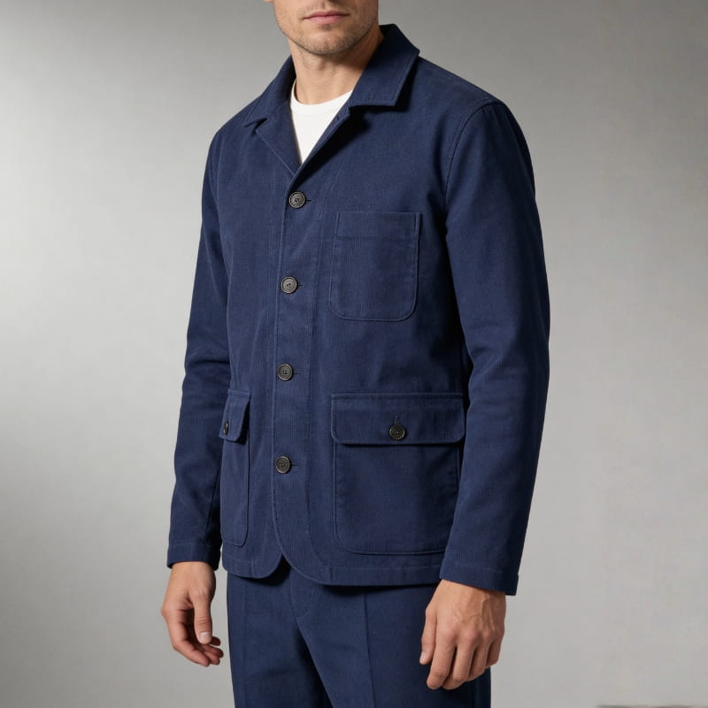 Mikael Cotton Utility Jacket – Lightweight Durable Casual Outerwear