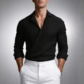 Zachary Cotton-Linen Wrap Shirt – Lightweight European Dress Shirt