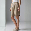 Jasmin Linen Drawstring Shorts – Lightweight Casual Summer Shorts