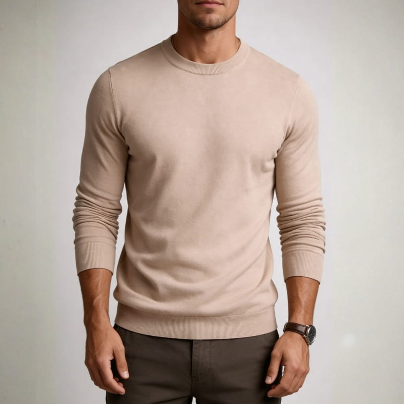 Montero Luxe Crew Neck Sweater – Premium Soft Knit Comfort Pullover