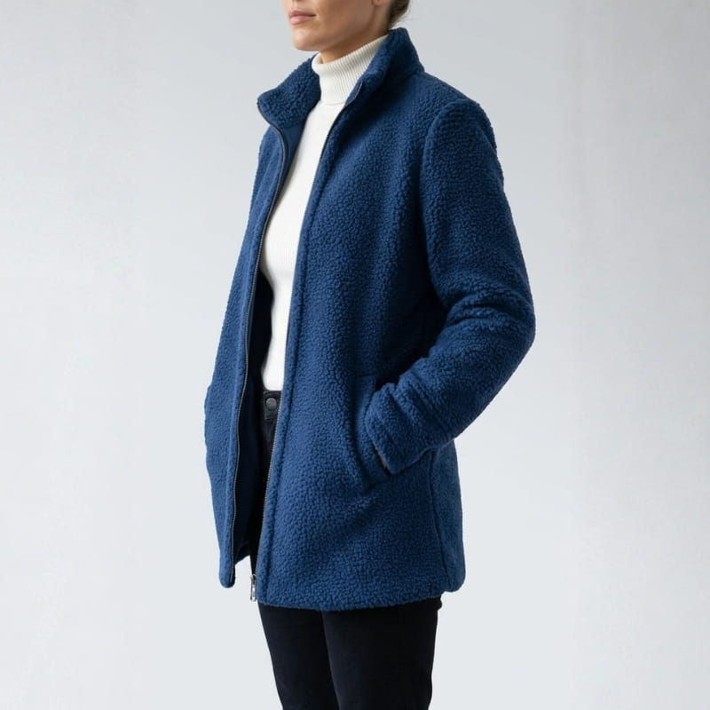 Elara Soft Fleece Jacket – Everyday Warm Layer