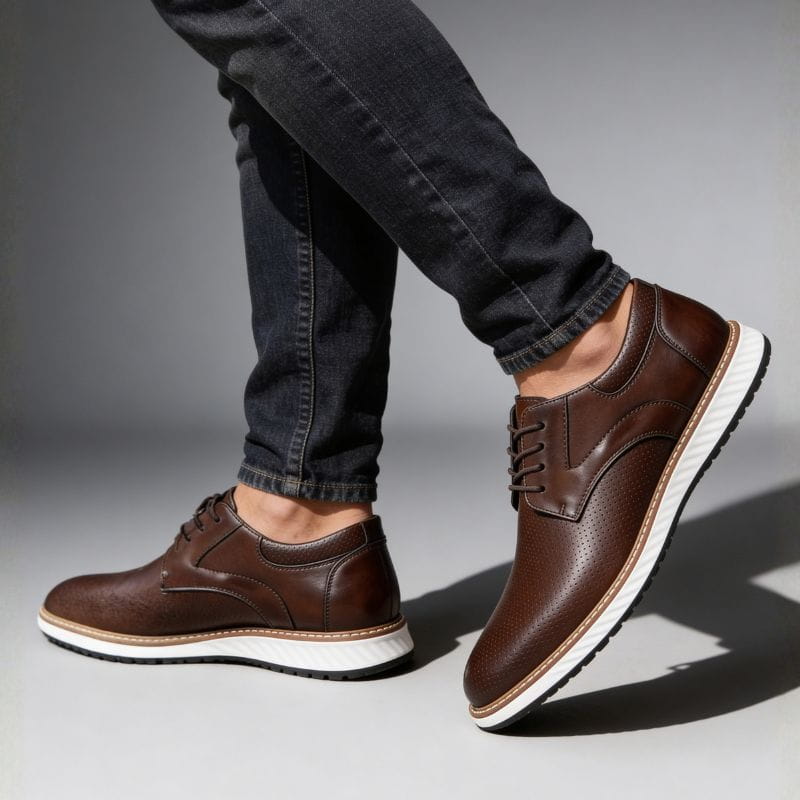 Quentin Genuine Leather Dress Shoes – Refined Formal Lace-Up Design