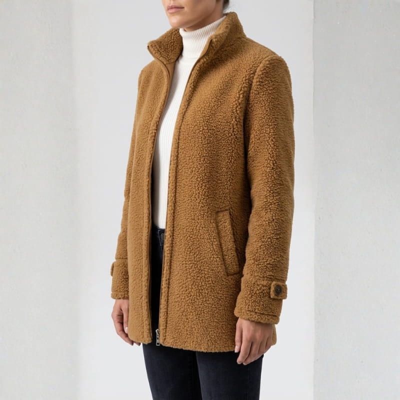 Elara Soft Fleece Jacket – Everyday Warm Layer