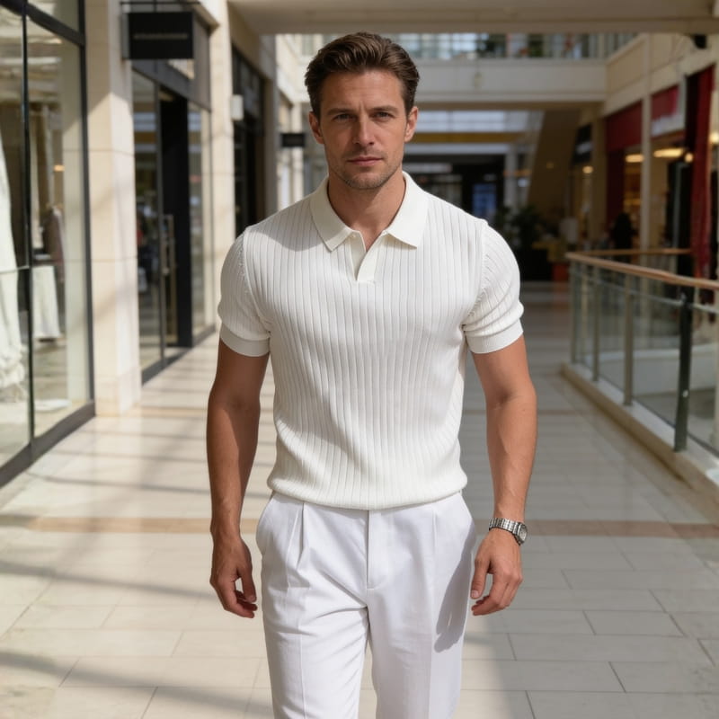 Arlington Lightweight Knit Polo Shirt – Breathable Everyday Comfort Top
