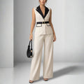 Valencia Women's Tailored Blazer and Trouser Set – Two Piece Power Suit