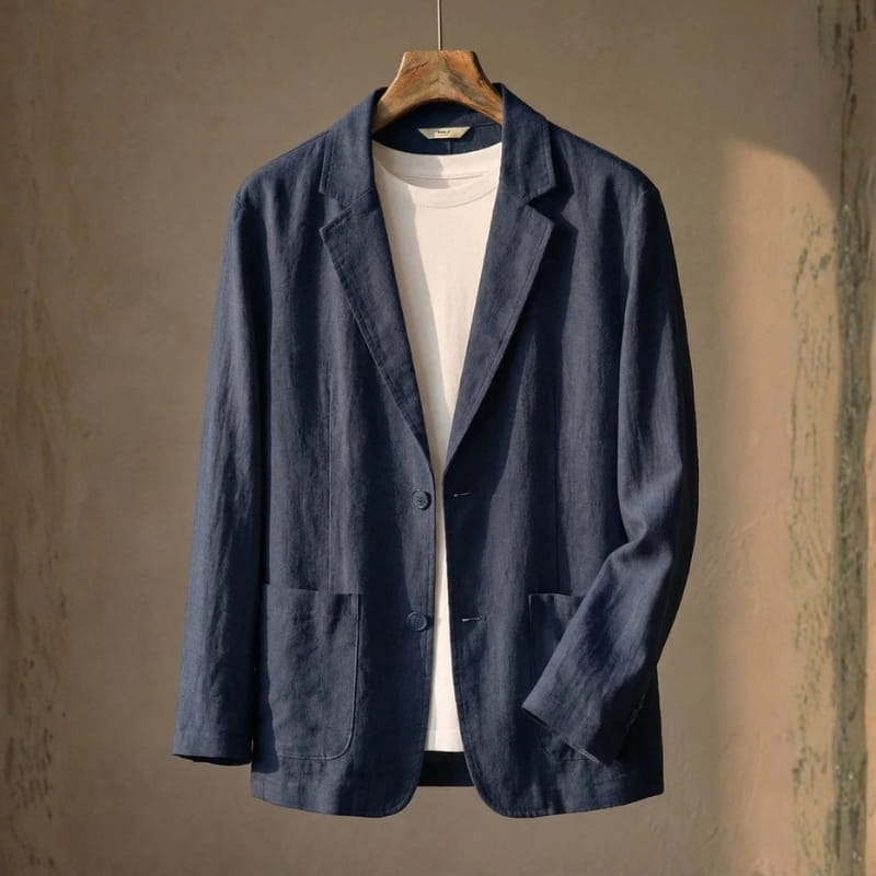 Lorenzo Amalfi Linen Blazer – Lightweight Breathable Summer Blazer