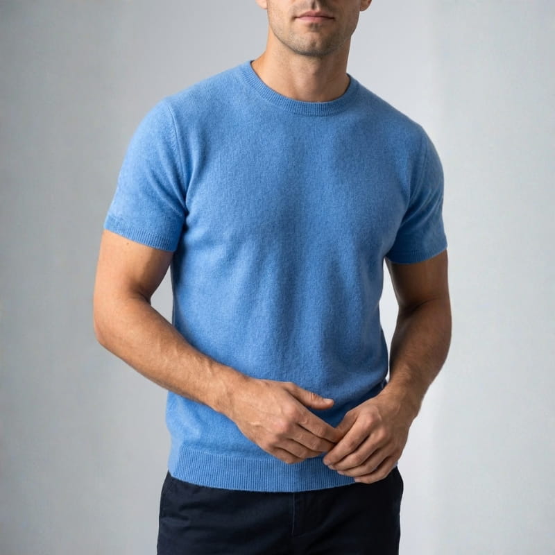 Carson Cashmere Luxe Tee – Lightweight Everyday Knitwear