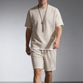 Hawthorne Waffle-Knit Relaxed Lounge Set – Soft Breathable Two-Piece Outfit