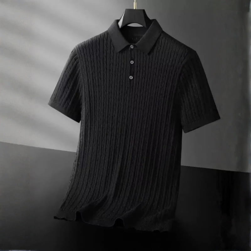 Reymond Soft-Knit Tailored Polo – Breathable Structured Everyday Shirt