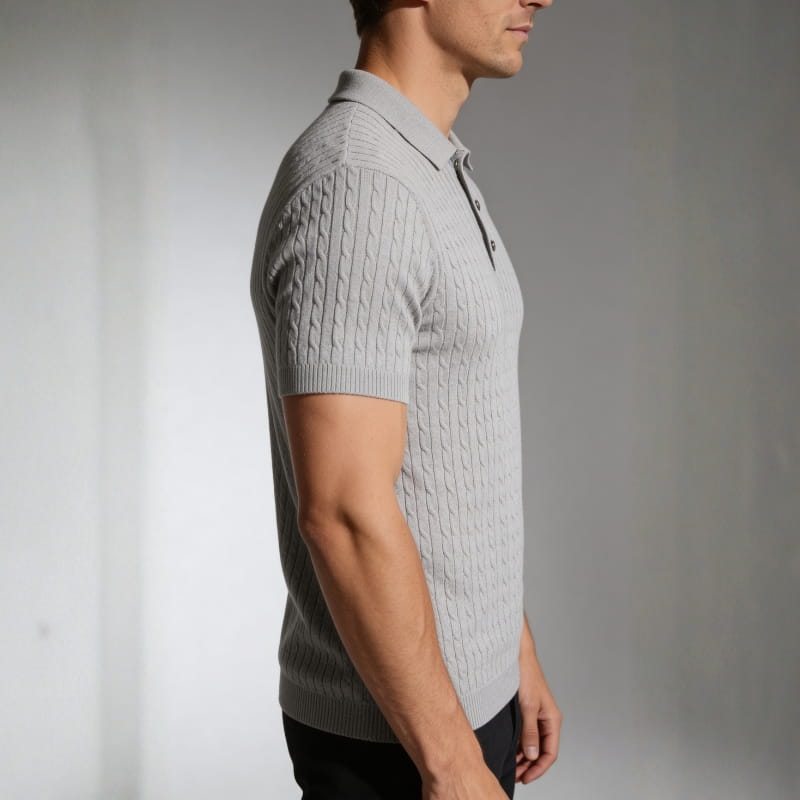 Reymond Soft-Knit Tailored Polo – Breathable Structured Everyday Shirt