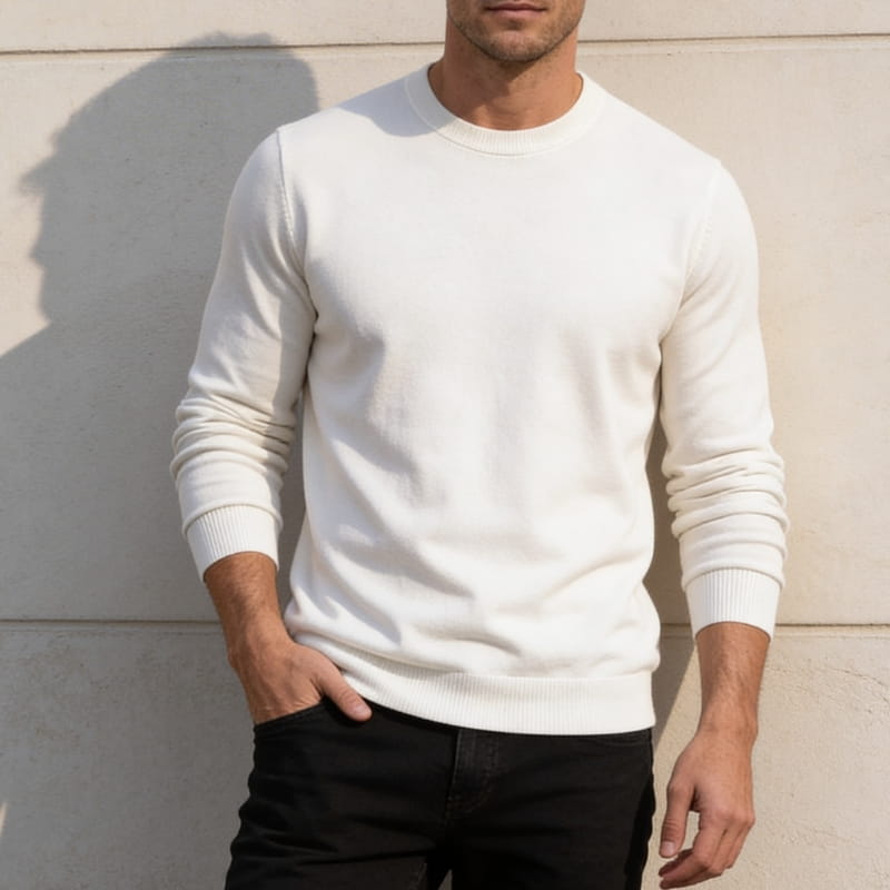 Montero Luxe Crew Neck Sweater – Premium Soft Knit Comfort Pullover