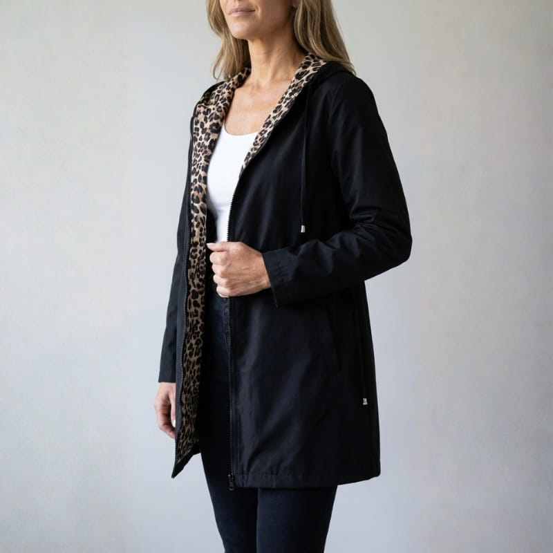 Amara Reversible Hooded Coat