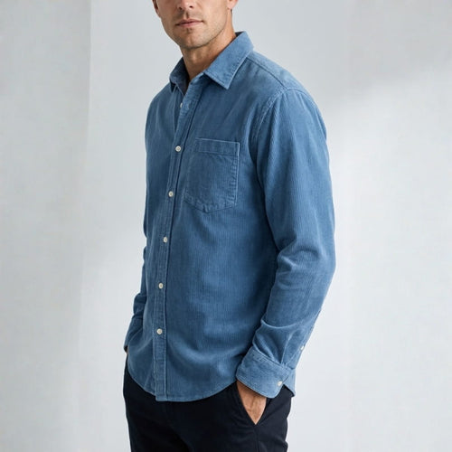 Briar Men's Corduroy Overshirt – Soft Cotton Shirt Jacket