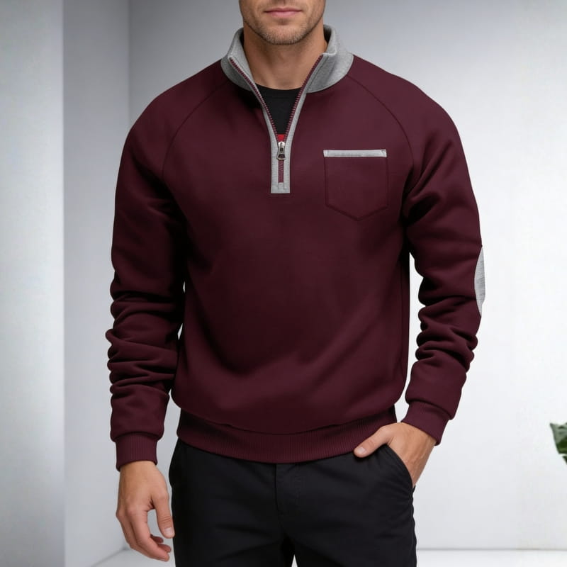 Giovani Fleece Quarter-Zip Sweatshirt – Soft Warm Everyday Pullover