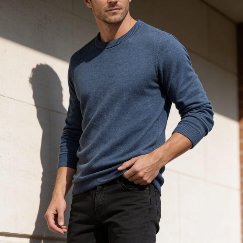 Montero Luxe Crew Neck Sweater – Premium Soft Knit Comfort Pullover