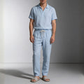 Javier Linen Blend Lounge Set – Lightweight Casual Ensemble