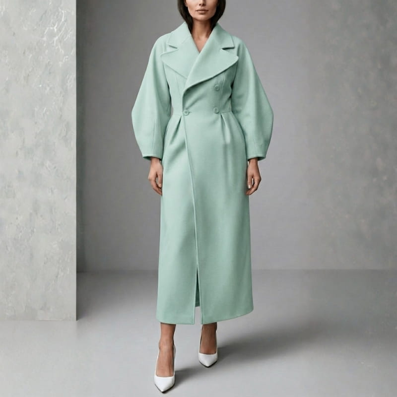 Victoria Wool Wrap Coat