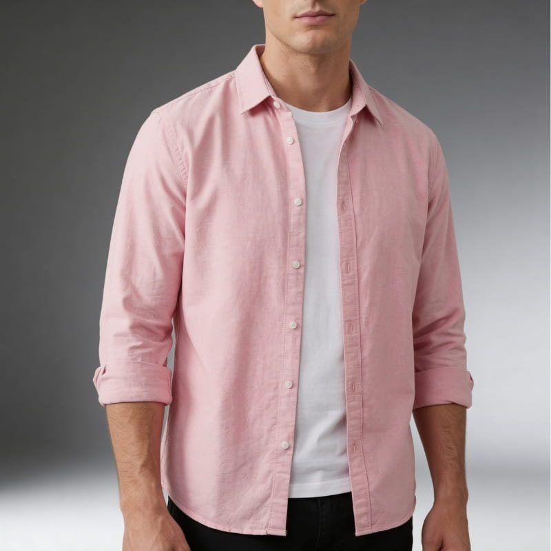 Landon Cotton Relaxed Button-Down Shirt – Lightweight Casual Essential