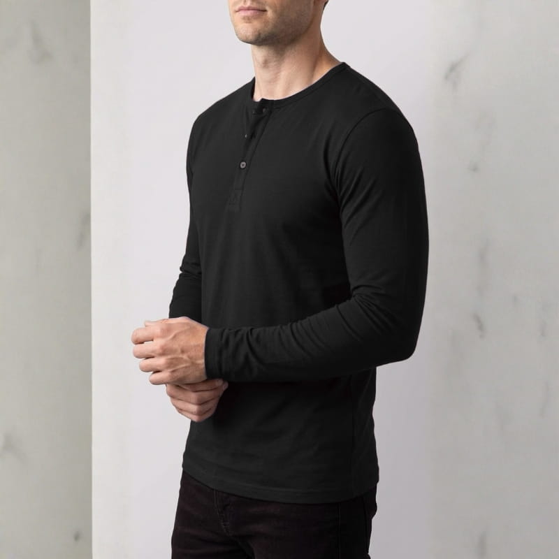 Calloway Long Sleeve Henley – Versatile Casual Top
