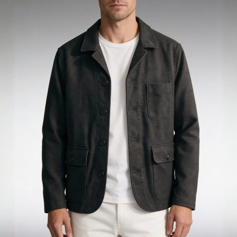 Mikael Cotton Utility Jacket – Lightweight Durable Casual Outerwear