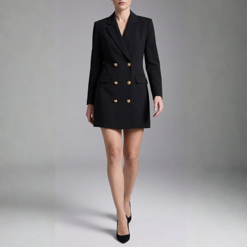 Anastasia Blazer Mini Dress – Sleek Office-to-Evening Wear