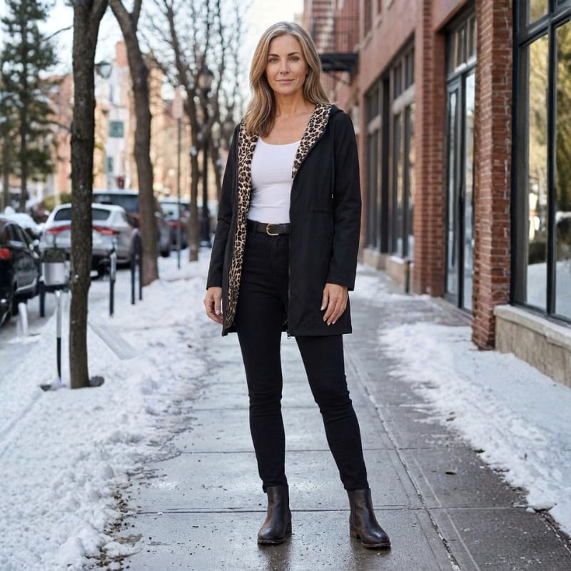 Amara Reversible Hooded Coat