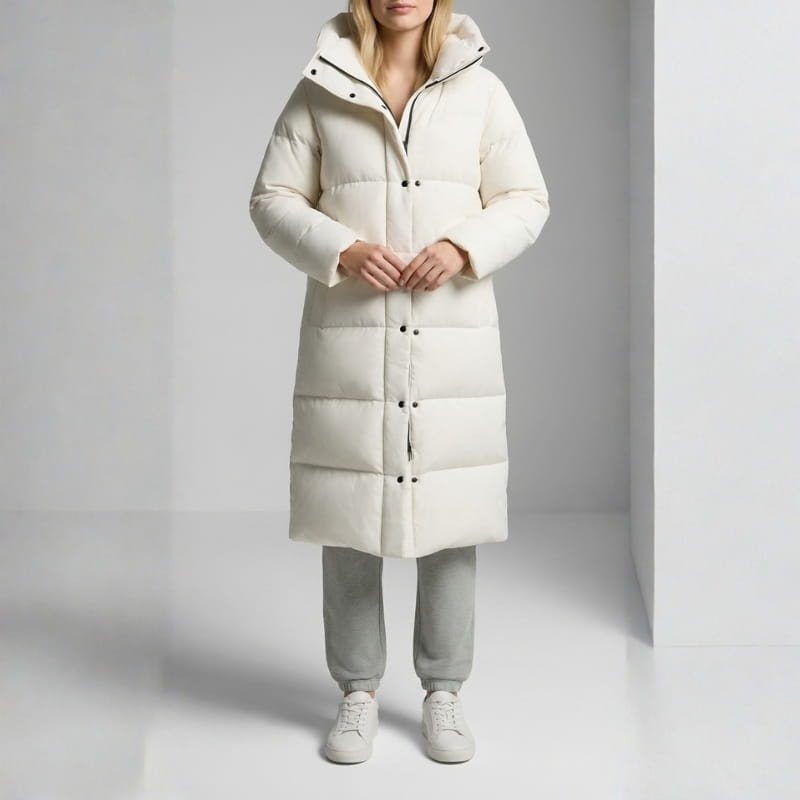 Aurora Long Puffer Coat – Women’s Insulated Winter Jacket