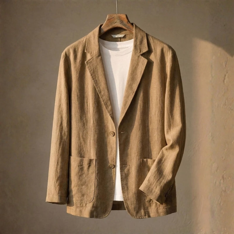 Lorenzo Amalfi Linen Blazer – Lightweight Breathable Summer Blazer