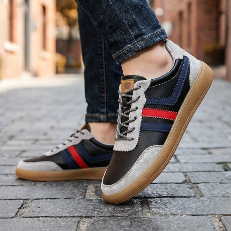 Valerno Retro Court Sneakers