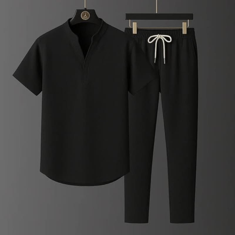 Javier Linen Blend Lounge Set – Lightweight Casual Ensemble