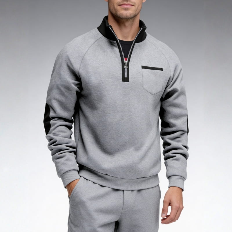 Giovani Fleece Quarter-Zip Sweatshirt – Soft Warm Everyday Pullover