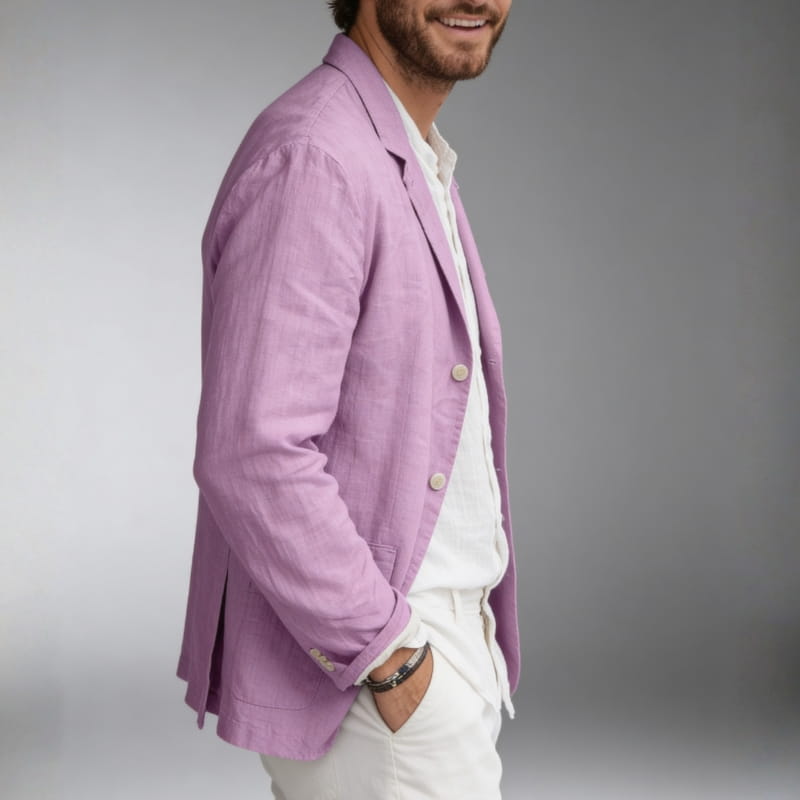Mariano Relaxed Linen Summer Blazer – Lightweight Tailored Casual Jacket