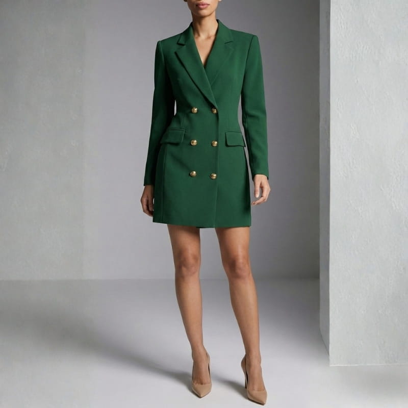 Anastasia Blazer Mini Dress – Sleek Office-to-Evening Wear