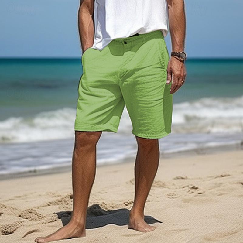 Ellis Linen Shorts – Men’s Relaxed Fit Drawstring Shorts in Lightweight Linen Blend