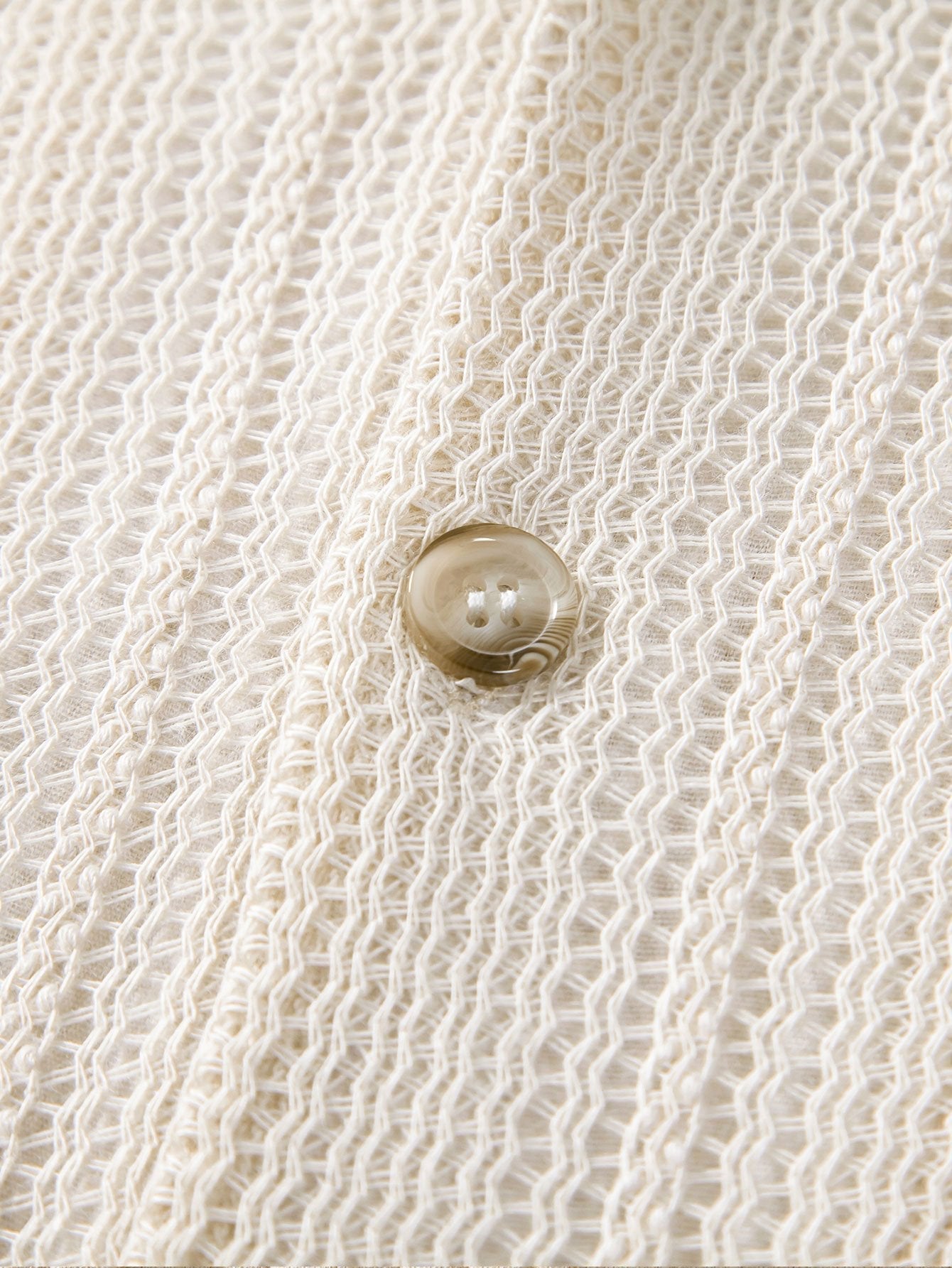 Caleb Men's Summer Shirt Set – Textured Cotton Blend for Laid-Back Style