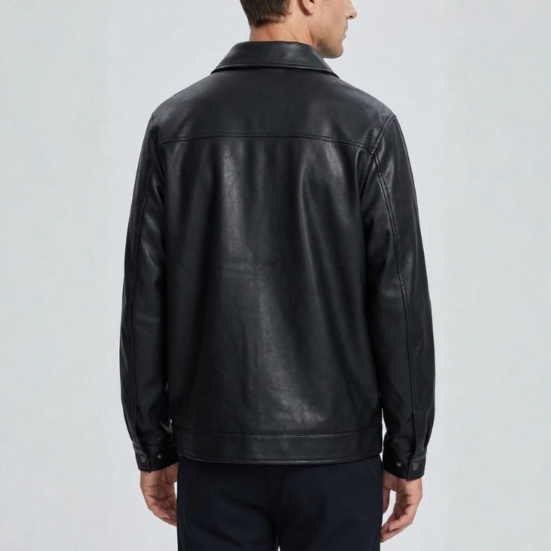 Fabian Leather Casual Jacket – Versatile Casual Layering Piece