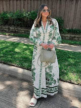 Kai Chic Floral Pattern Dress