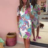 Finn Vibrant Patterned Dress