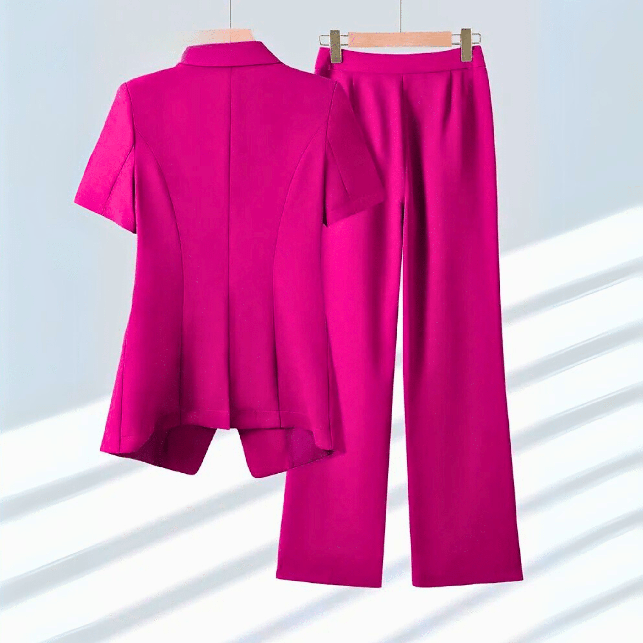 Mayflor Women’s Blazer Set – Tailored Blazer and Pants for Summer Elegance