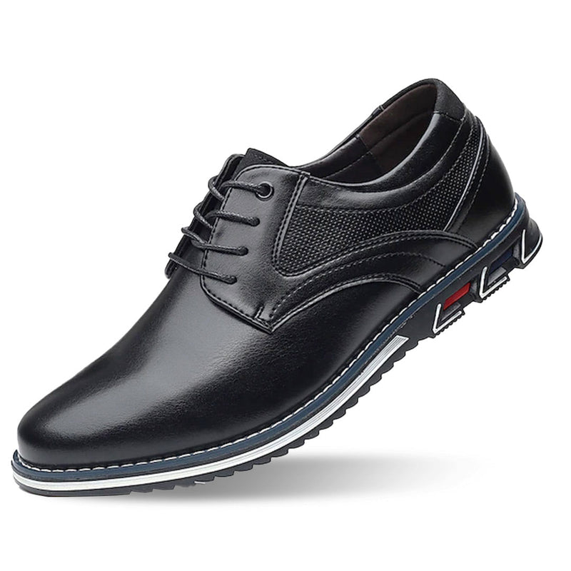Noah Classic Leather Lace-Ups – Timeless Leather Sneakers for Everyday Wear