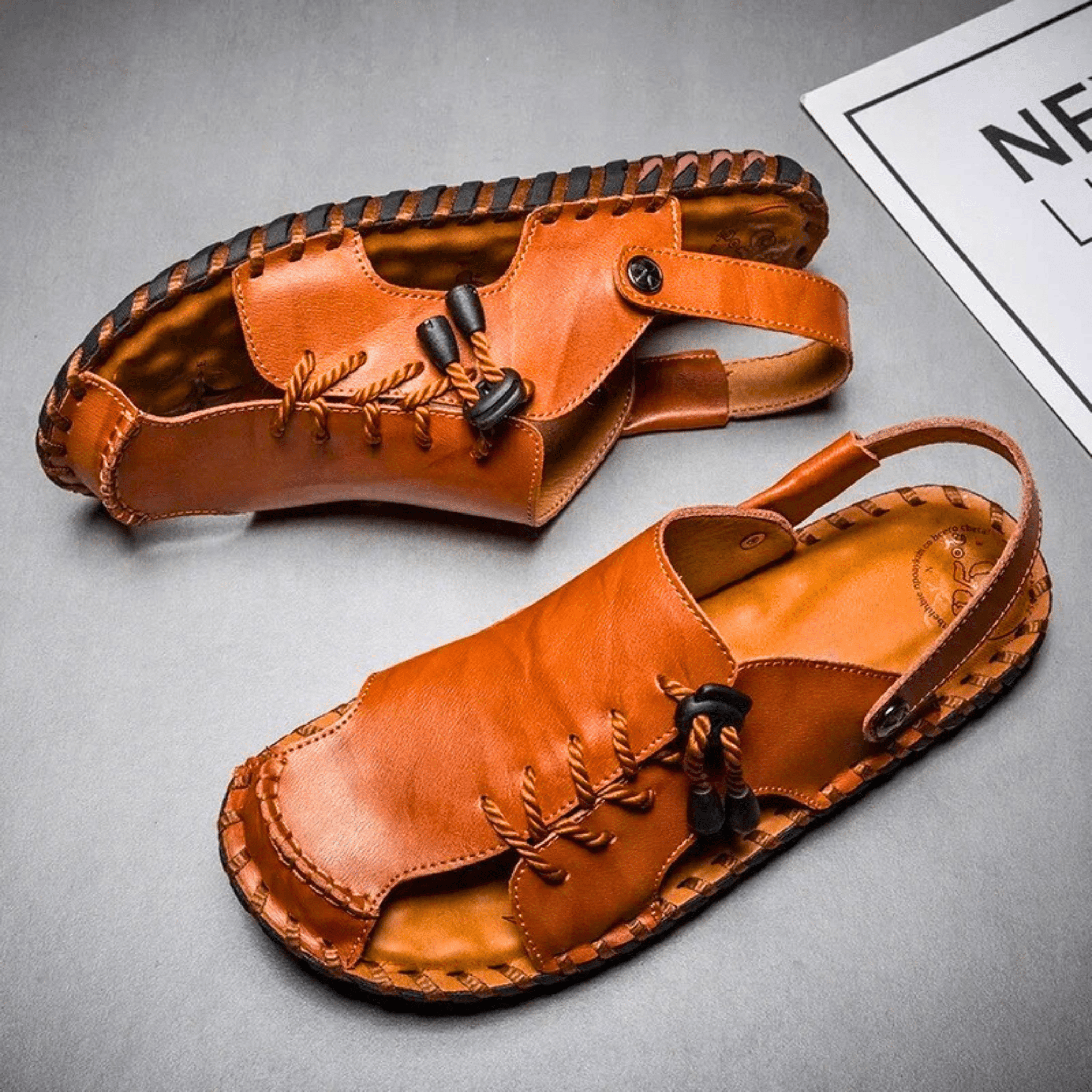 Dorian All-Terrain Quick-Lace Leather Sandals
