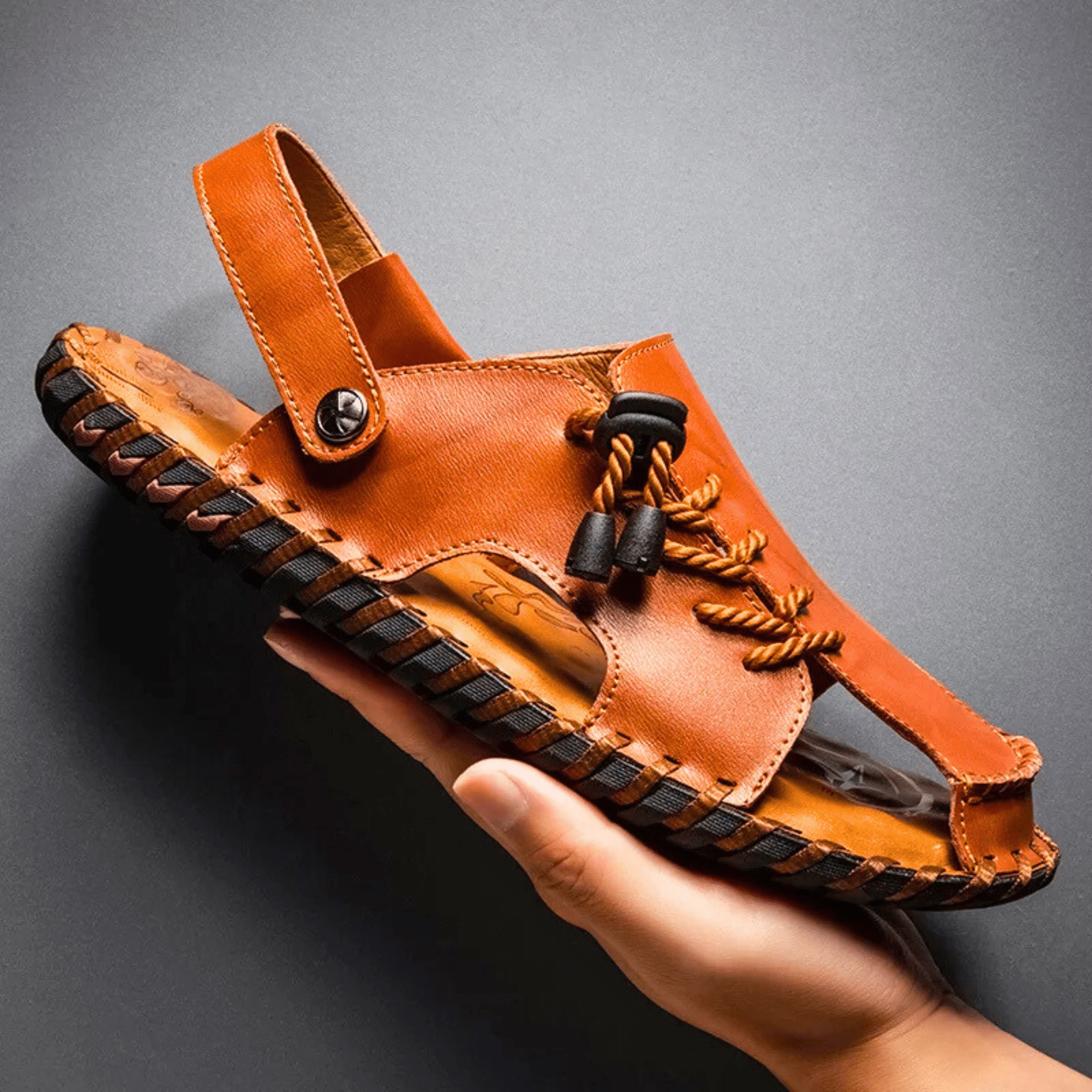 Dorian All-Terrain Quick-Lace Leather Sandals