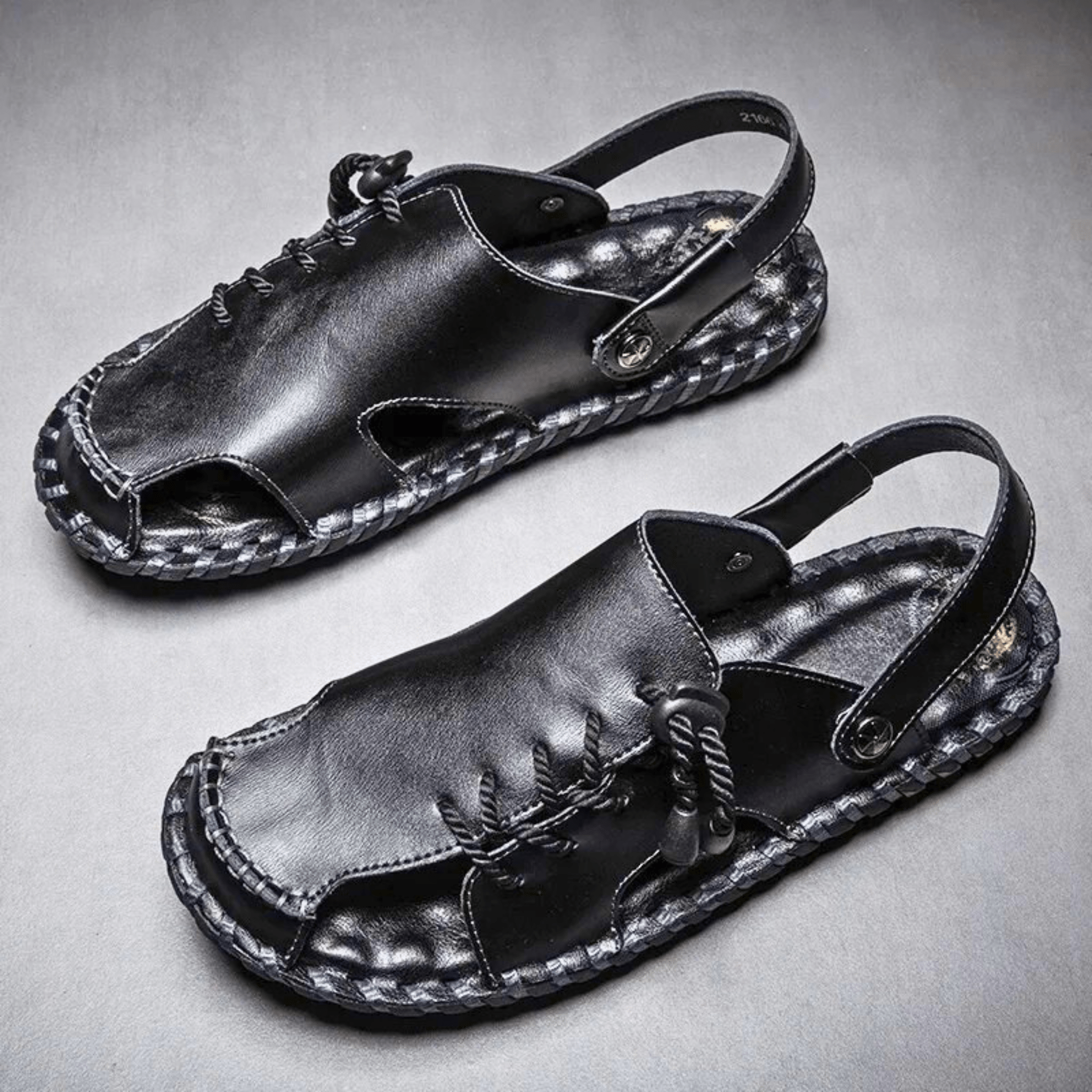 Dorian All-Terrain Quick-Lace Leather Sandals