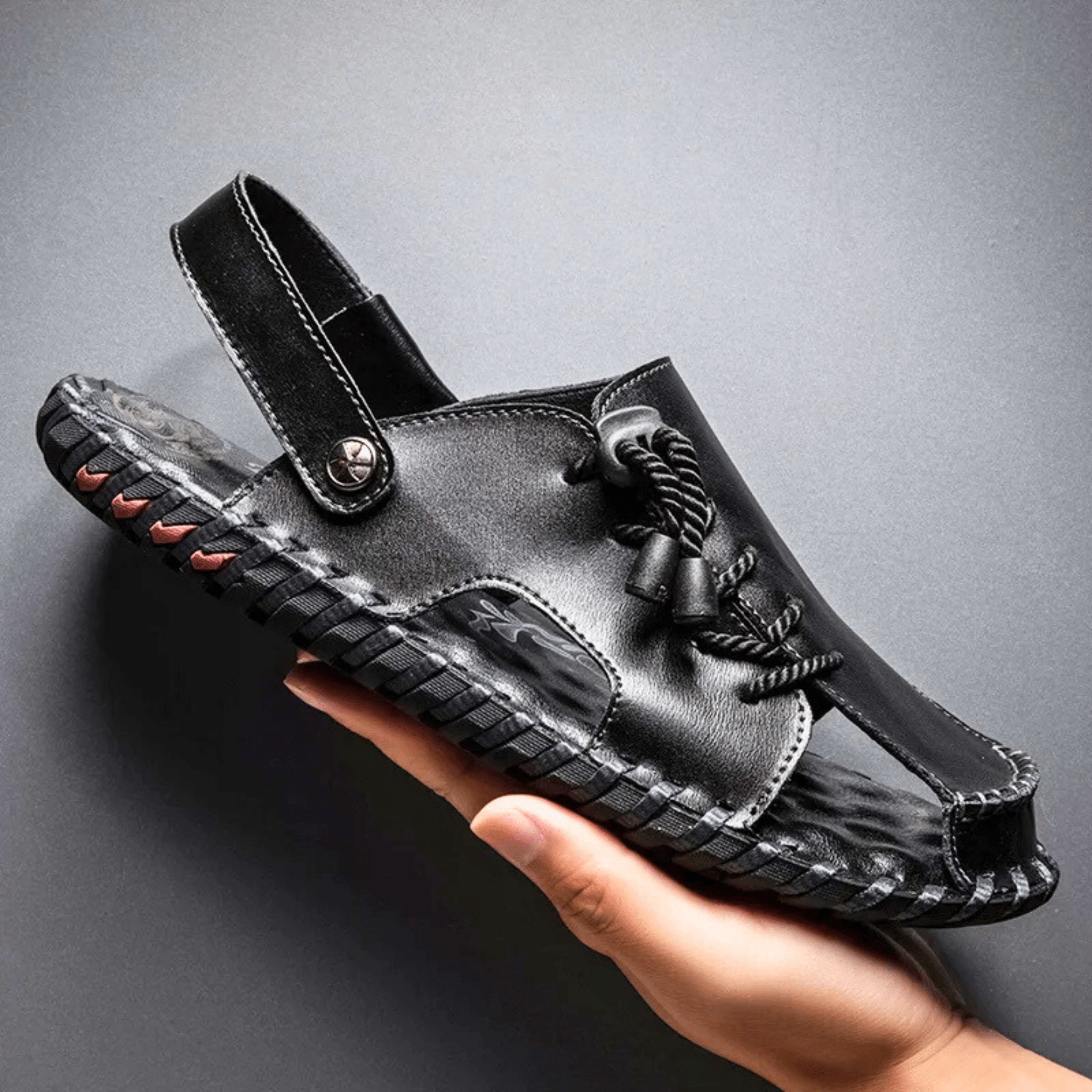 Dorian All-Terrain Quick-Lace Leather Sandals