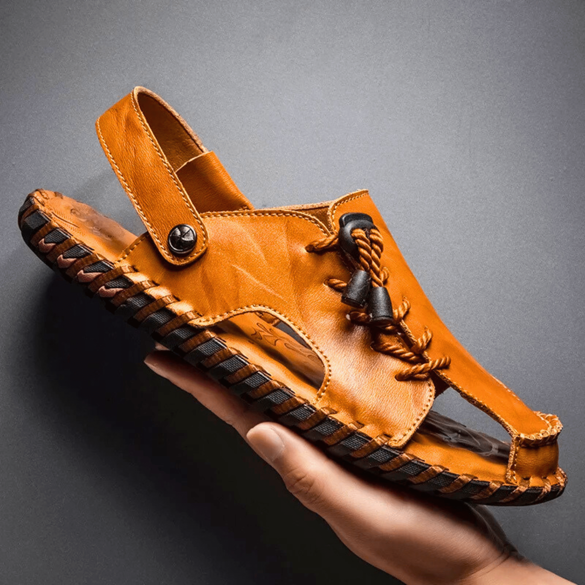 Dorian All-Terrain Quick-Lace Leather Sandals