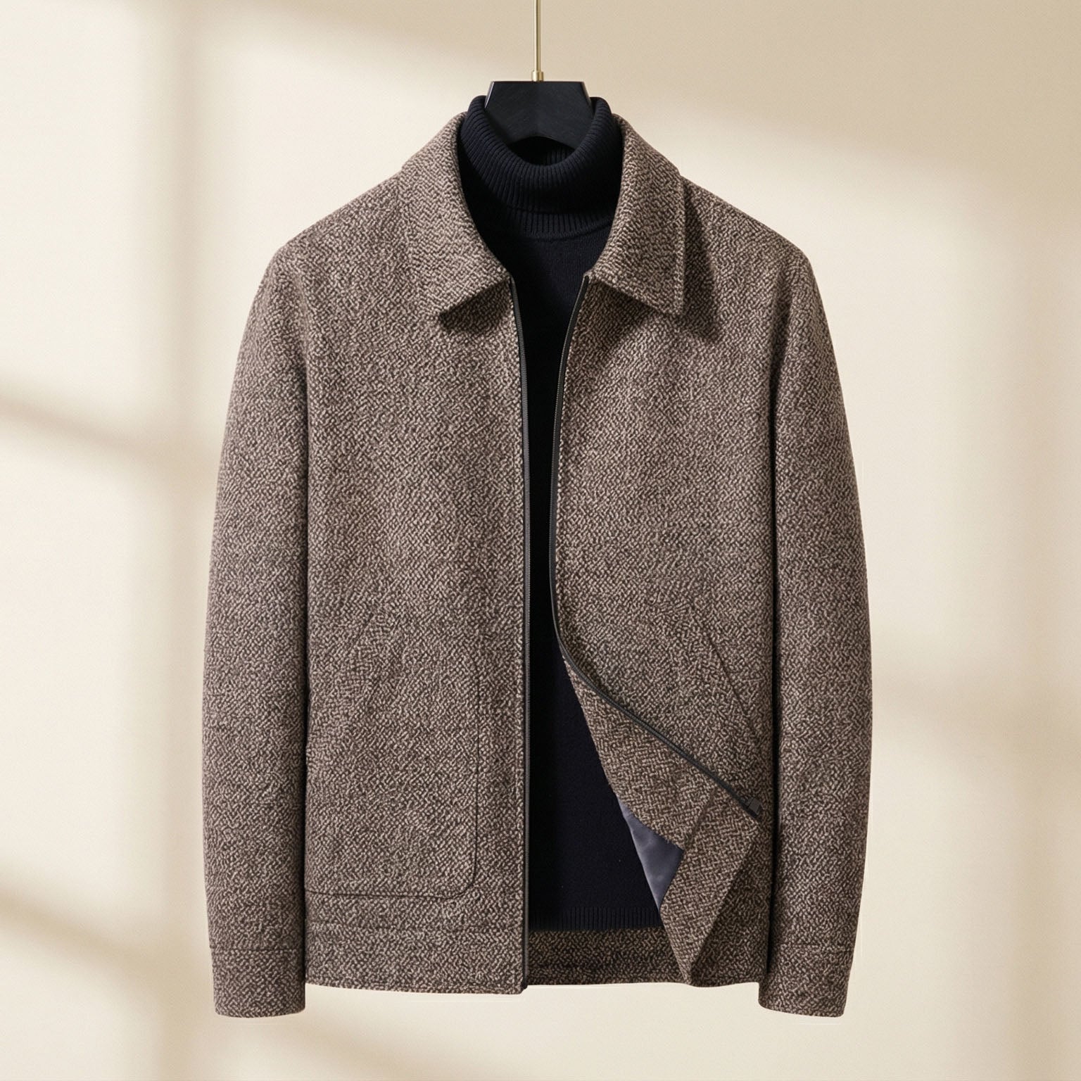 Octavio Men’s Jacket – Dense Woven Lightweight Jacket