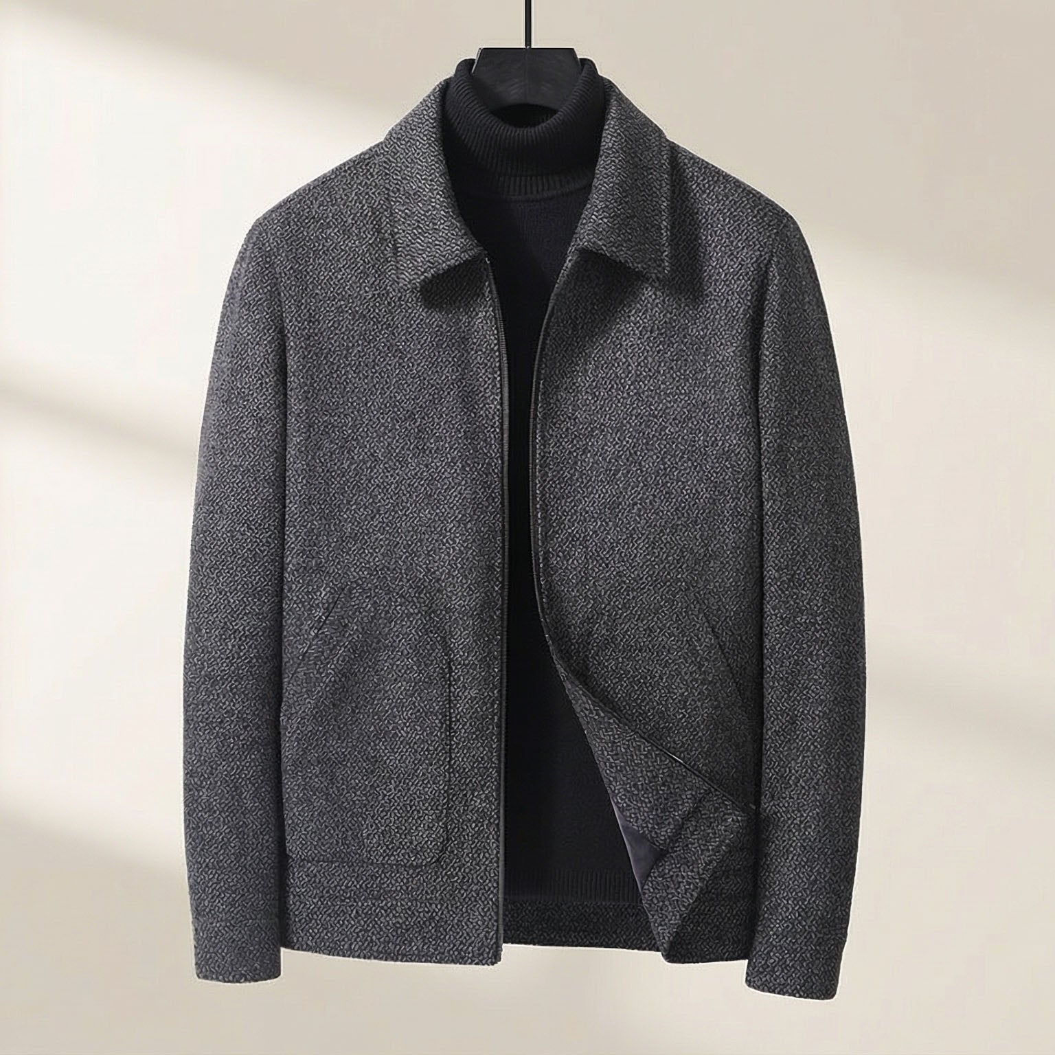 Octavio Men’s Jacket – Dense Woven Lightweight Jacket