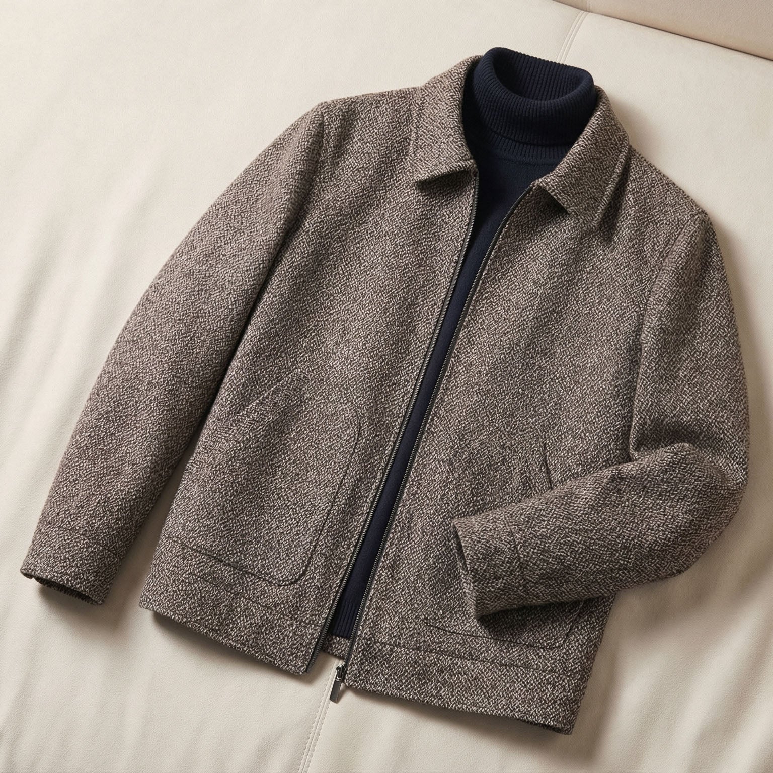 Octavio Men’s Jacket – Dense Woven Lightweight Jacket