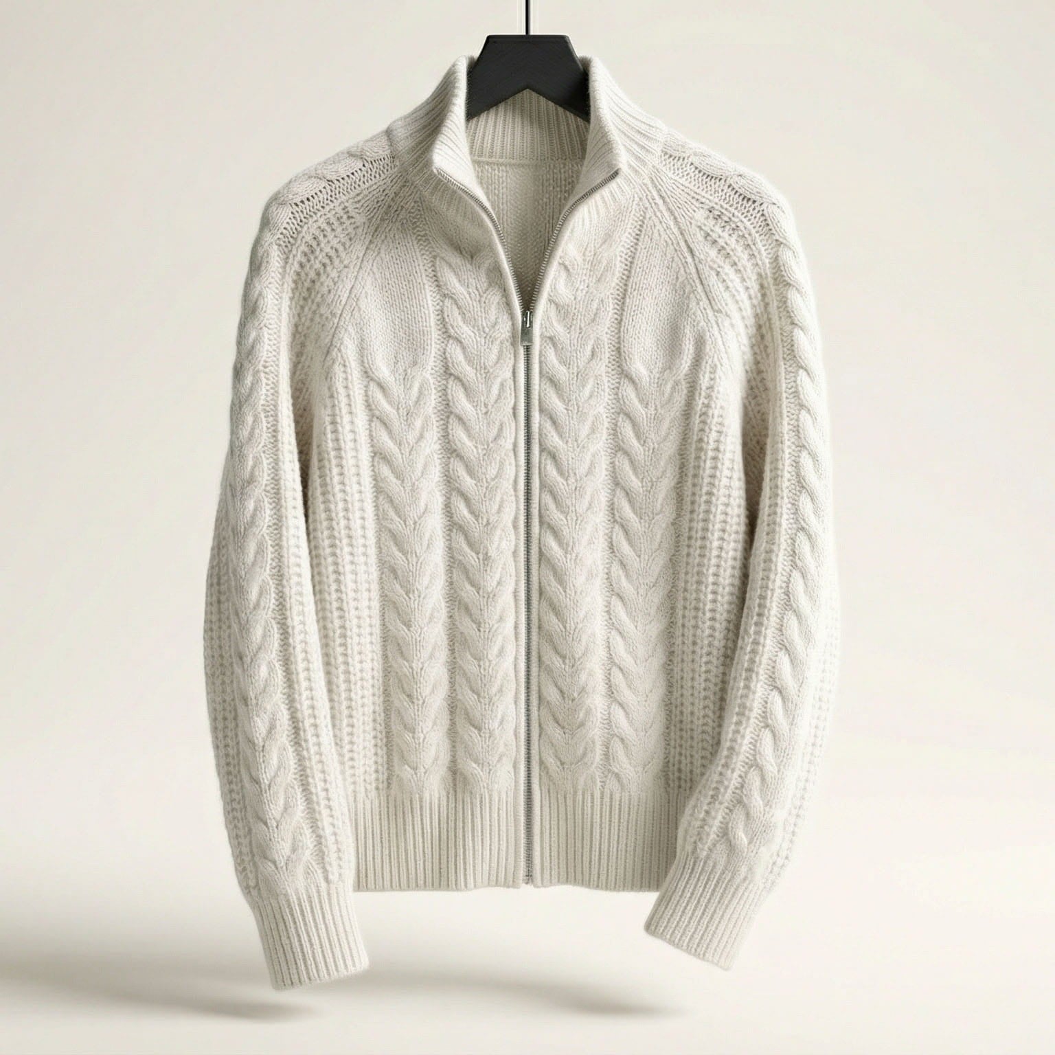 Sienna Women’s Wool Zip Knit Cardigan